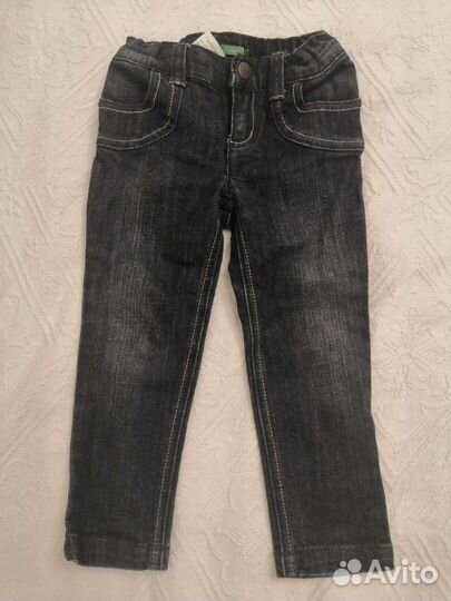 Джинсы для девочки benetton