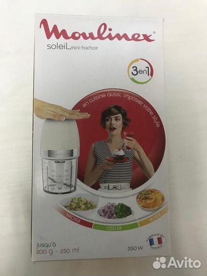 Измельчитель moulinex soleilmini-chopper