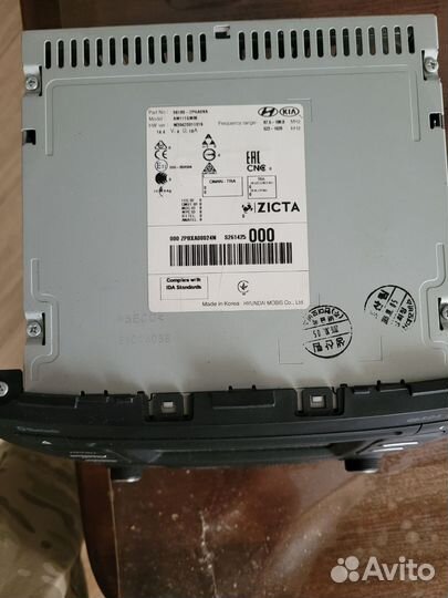 Штатная магнитола AM111gmre zicta для KIA sorrento
