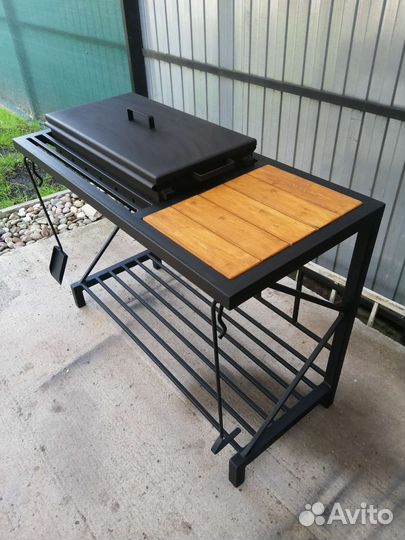 Мангал в стиле лофт