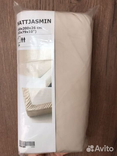 Оригинал Простынь на резинке 160 200 Nattjasmin