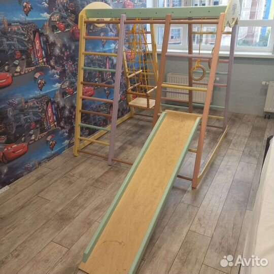 Детская шведская стенка деревянная