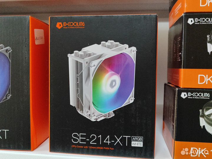 Кулер для процессора ID-Cooling SE-214-XT argb whi