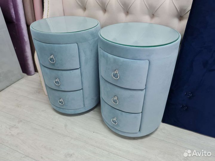 Прикроватные тумбы круглые