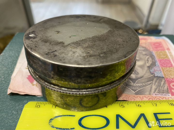 Старинная шкатулка серебрение