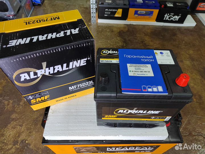 Аккумулятор Alphaline 65 Ач обр 580 А