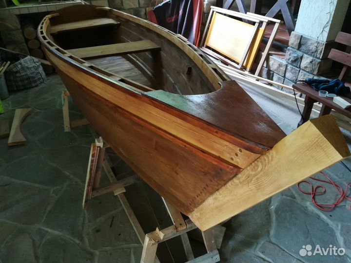 Лодка с мачтой (швертбот) декоративный