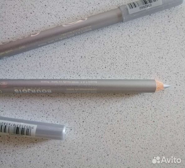 Карандаши для глаз bourjois серебро новые