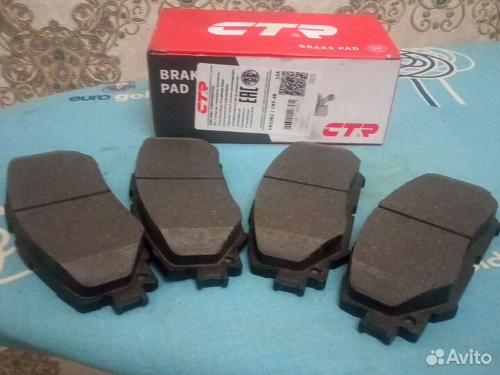 Тормозные колодки toyota corolla 150