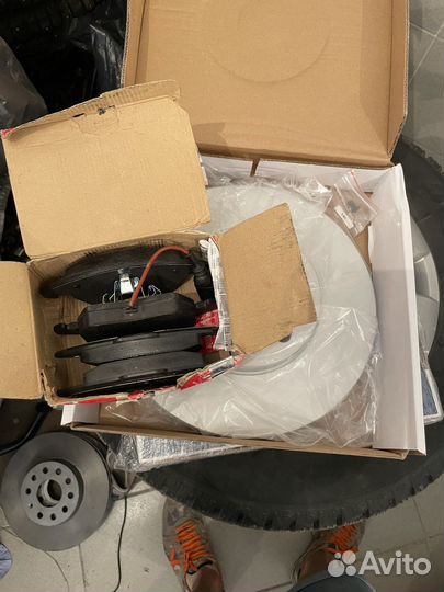 Комплект тормозов 288мм на Vag octavia jetta