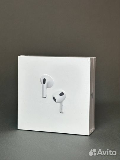 Наушники apple airpods 3 +щетка для чистки + чехол