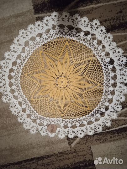 Скатерть вязанная крючком