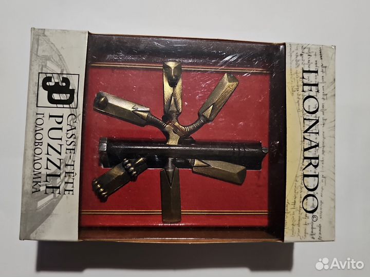 Leonardo 3D puzzle крюк головоломка