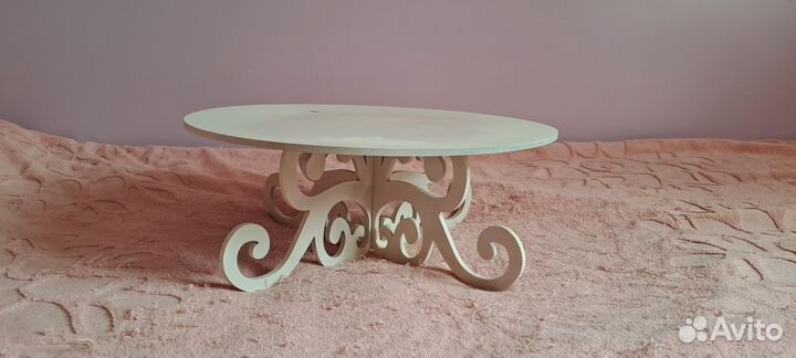 Тортовница деревянная диаметр 35 см