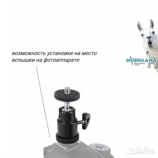 Кронштейн камеры поворотный (шаровой, металл)