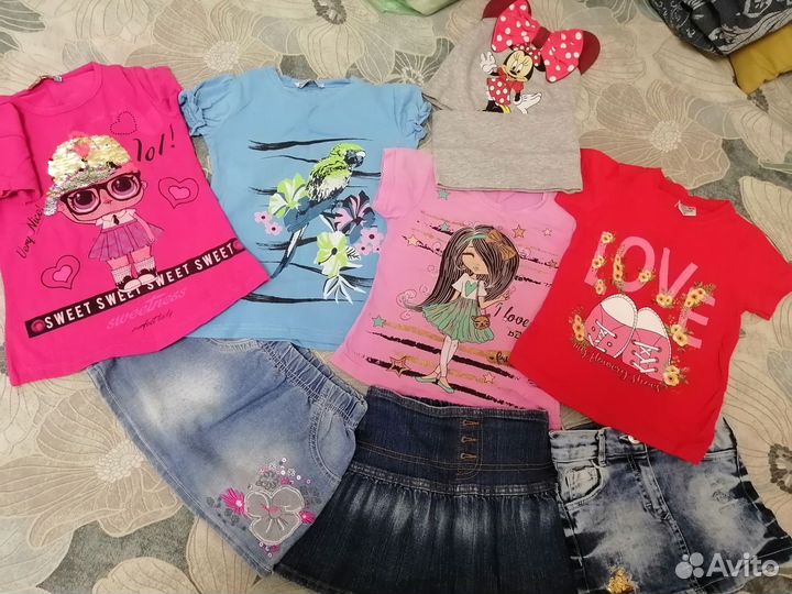 Вещи пакетом на девочку