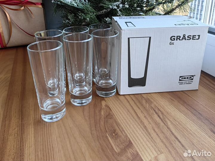 Набор стопки Икея Гросей 6 шт