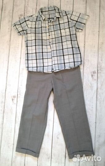 Вещи пакетом для мальчика 4-6 лет 110 116