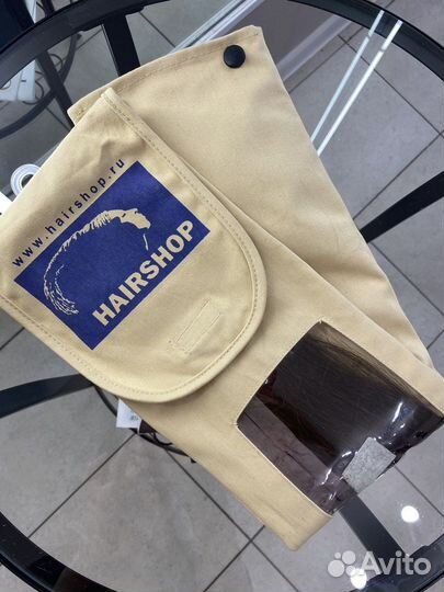 Хвост из натуральных волос