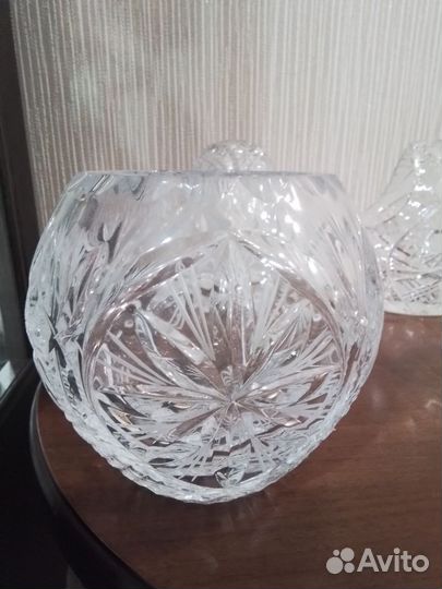 Хрустальные конфетницы времен СССР