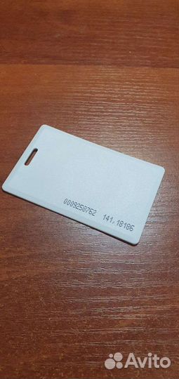 Карта Em-marine TK4100Clamshell с прорезью