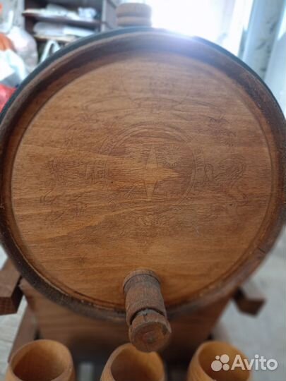 Бочка дубовая 5 литров