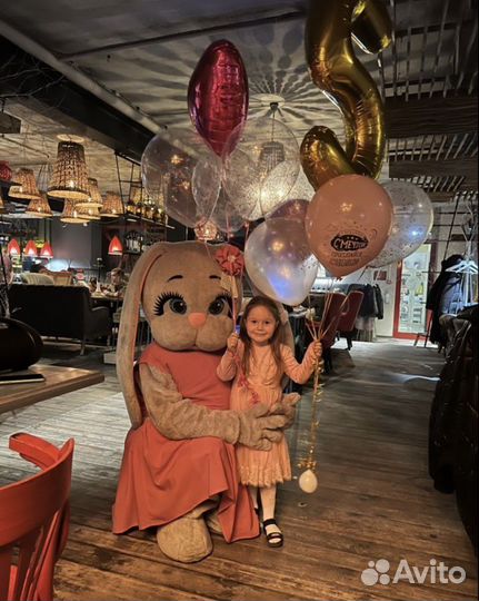 Ростовые куклы, аниматор, чебурашка,белый мишка