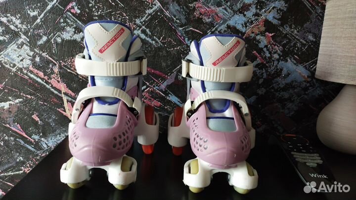 Роликовые коньки детские раздвижные