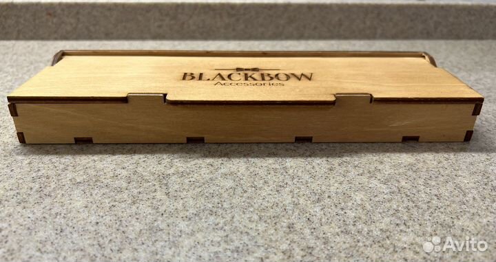 Коробка деревянная для галстука подарочная