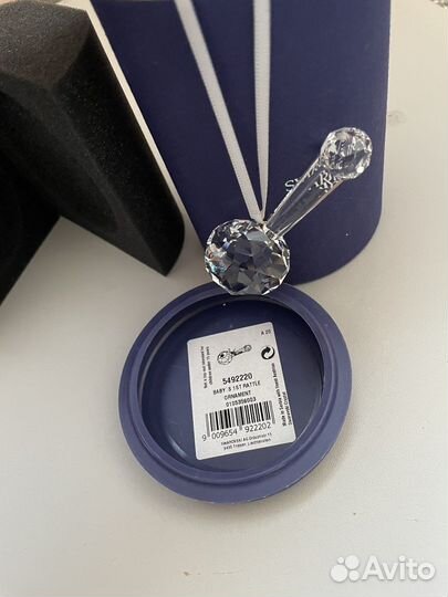 Подвеска Swarovski погремушка