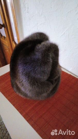 Меховая женская шапка из меха норки