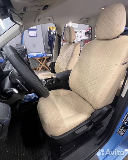 Чехлы из экокожи на Ford Fiesta от Автопилот