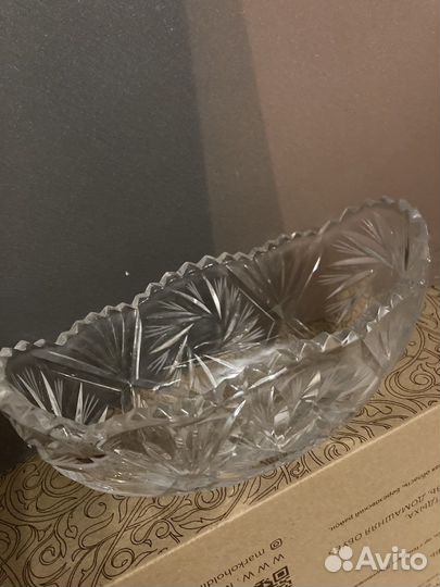 Вазы. хрусталь. Пузатенькая