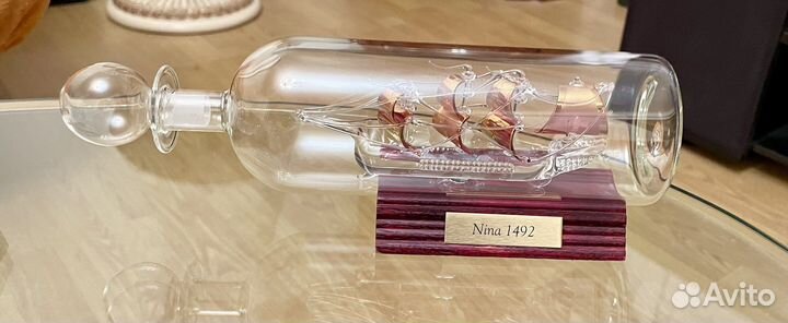 Корабль в бутылке Нина