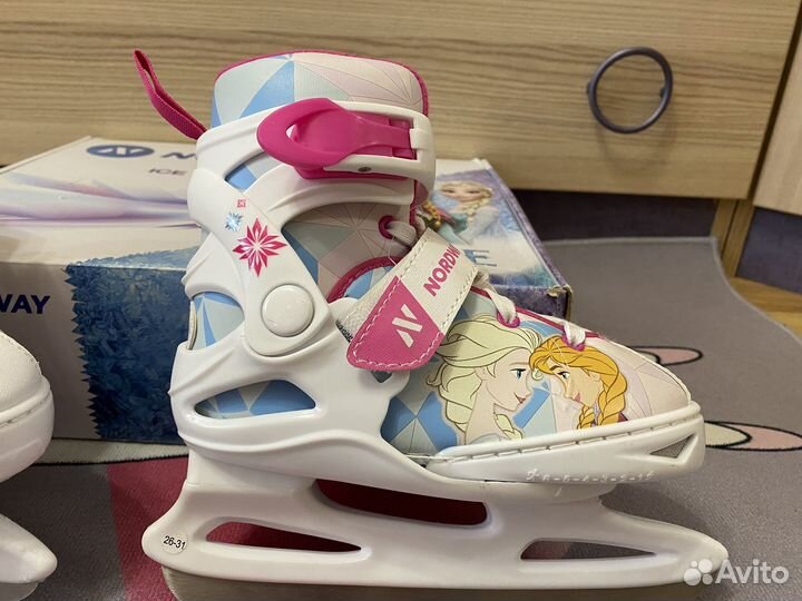 Коньки фигурные детские раздвижные