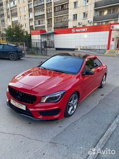 Решетка GT style черная Mercedes CLA 117 Мерседес