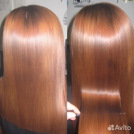 Кератиновое выпрямление, ботокс волос,нанопластика