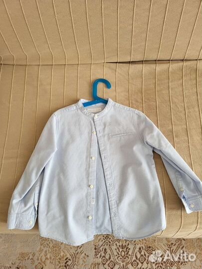 Рубашка для мальчика, светло голубого цвета