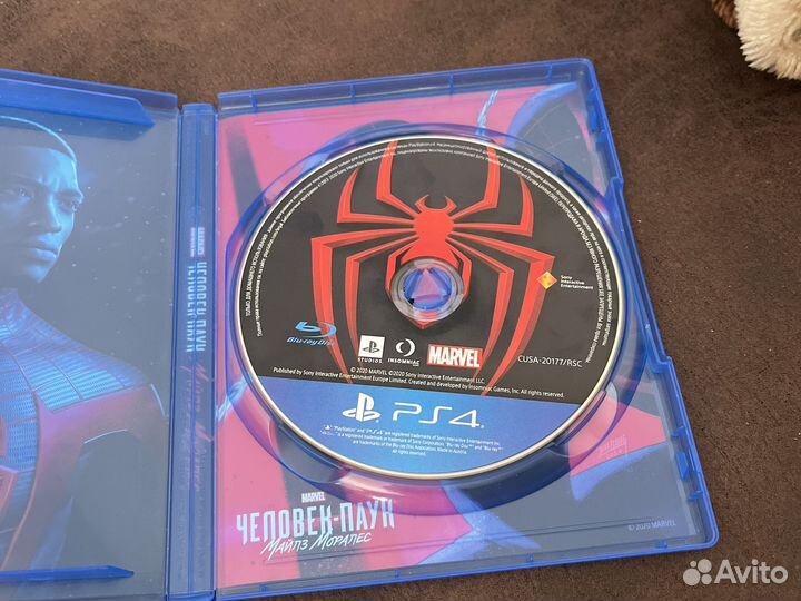 Человек паук Майлз Моралес ps4 диск