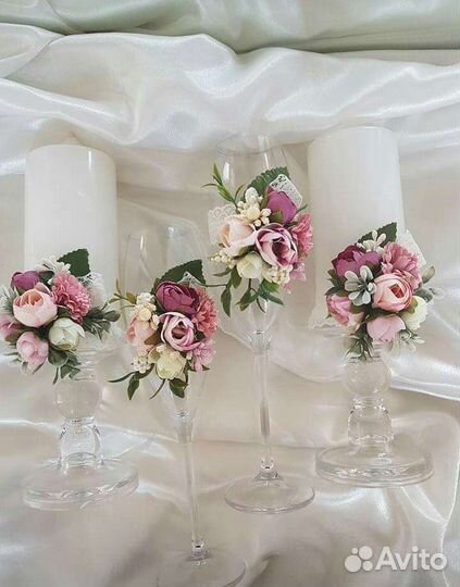 Свадебные аксессуары на стол