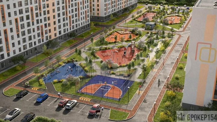 1-к. квартира, 45,5 м², 6/9 эт.