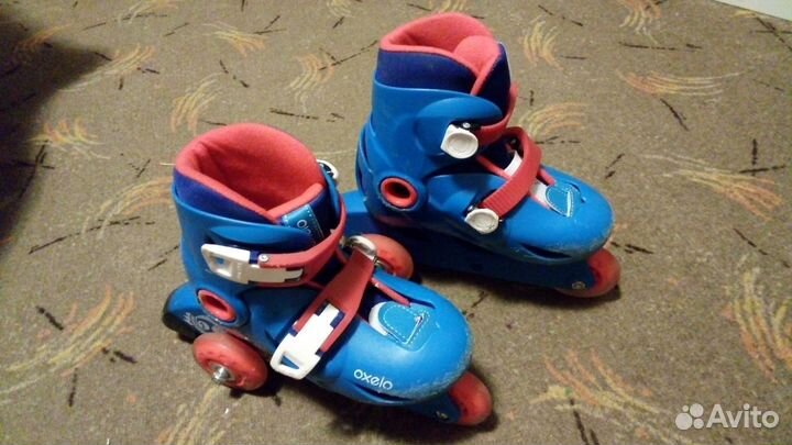 Роликовые коньки (детские) + защита