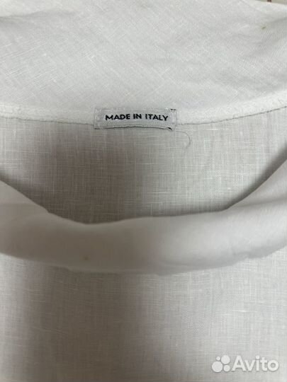 Топ блузка Made in Italy лен р 46