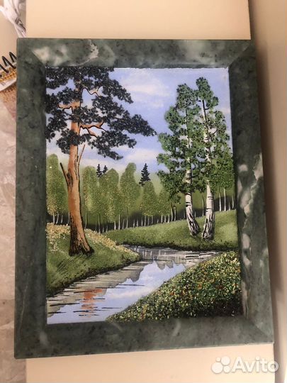 Картина из каменной крошки