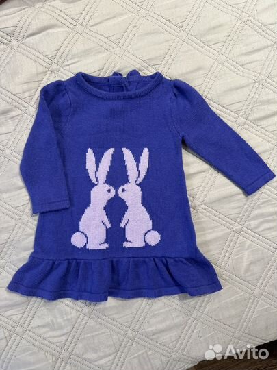 Вязаное платье