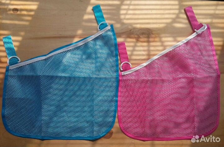 Сумка сетка цветная на коляску