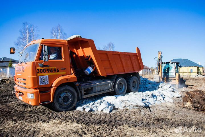 Скальный грунт, вскрыша, доставка скалы