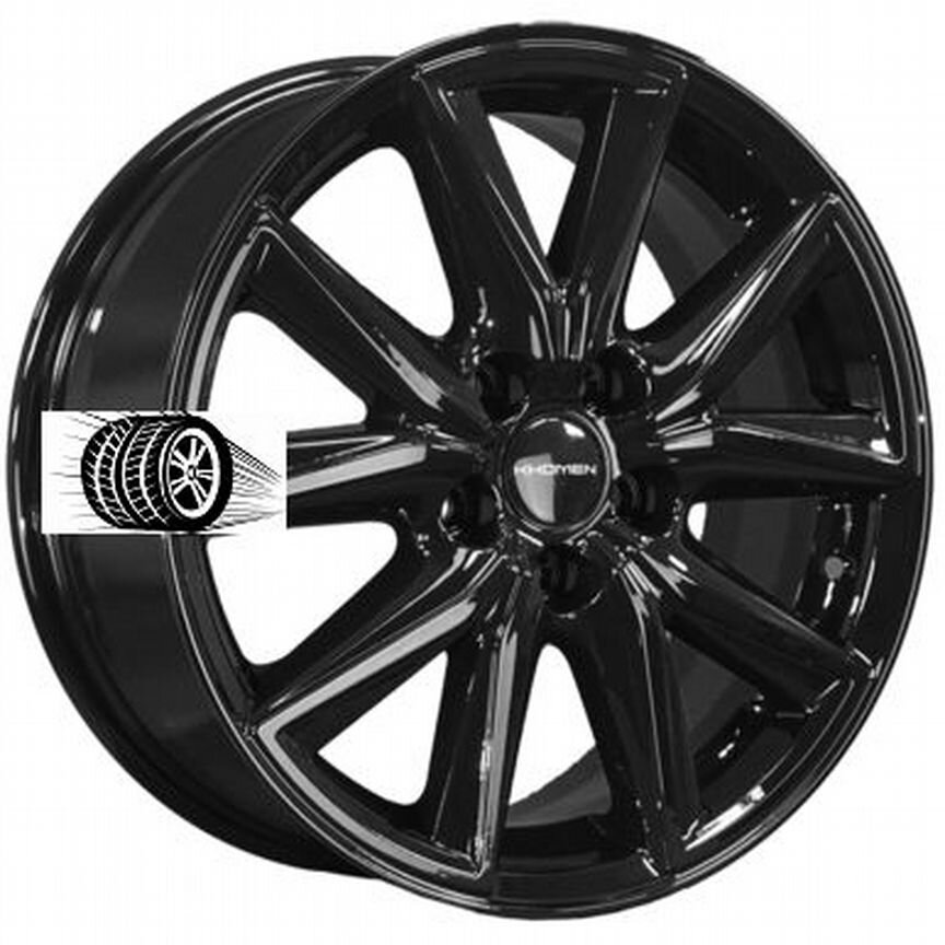 Литые диски Khomen Wheels 7×R17 5×110