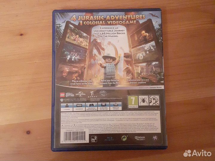 Парк юрского периода на пс4