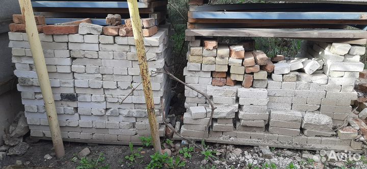 Кирпич силикатный б/у